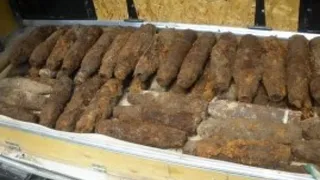 На окраине Клинцов обезврежен арсенал артиллерийских снарядов