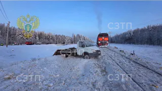 "Газель" угодила под грузовой поезд в Коми из-за грубого нарушения ПДД