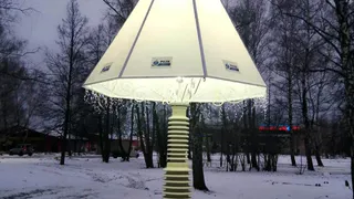 В Сасове появилась настольная лампа, под которой можно сидеть