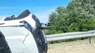 Появилось видео аварии в Брянске на объездной