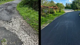 В Собинском районе отремонтировали 13 участков дорог протяженностью 7,3 километра