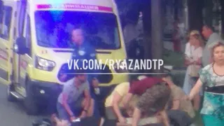 В Рязани 3 июля сбили мотоциклиста на улице Дзержинского