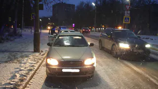 Авария на "зебре": рязанец на иномарке сбил пенсионерку на пешеходном переходе