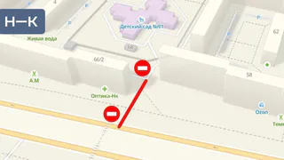 В Нижнекамске временно будет закрыт заезд во двор с проспекта Мира 