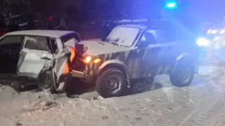 В Киржаче столкнулись два автомобиля, пострадал один человек