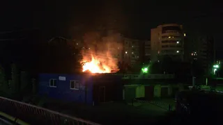 На Татарской сгорел дом, есть пострадавший