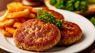 Наловчилась жарить нежные куринные котлетки по-еврейски: делаю прокрутку фарша по особой технике и леплю - гора сытных вкусняшек на столе