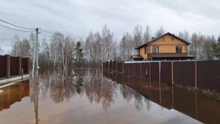 Половодье подтопило коттеджный поселок Ласточка под Рязанью