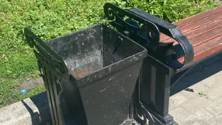 В Рязани на улицах поставят 40 новых бетонных урн 