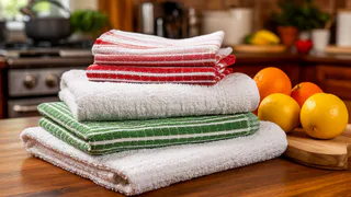 1 ложка в стиралку - и "деревянные" полотенца сразу станут нежнее и мягче пуха
