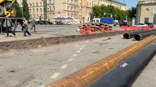 Капитальный ремонт теплотрассы на проспекте Ленина в Магнитогорске выходит на финишную прямую
