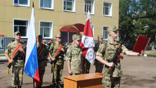 Центр обучения личного состава Росгвардии в Коми пополнился призывниками