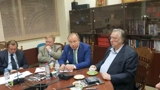 Первый заместитель председателя Изборского клуба Олег Розанов провёл в Москве заседание Изборского клуба