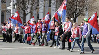 В Рязани прошла Первомайская демонстрация. Как это было