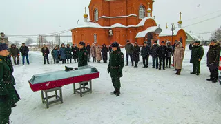 В Меленковском районе простились со стрелком, погибшим на СВО