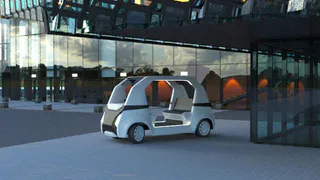 Весной в Рязани планируют испытать беспилотный автобус на 4 человека