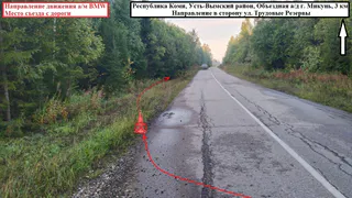 В Коми пьяная езда закончилась кюветом и лишением прав