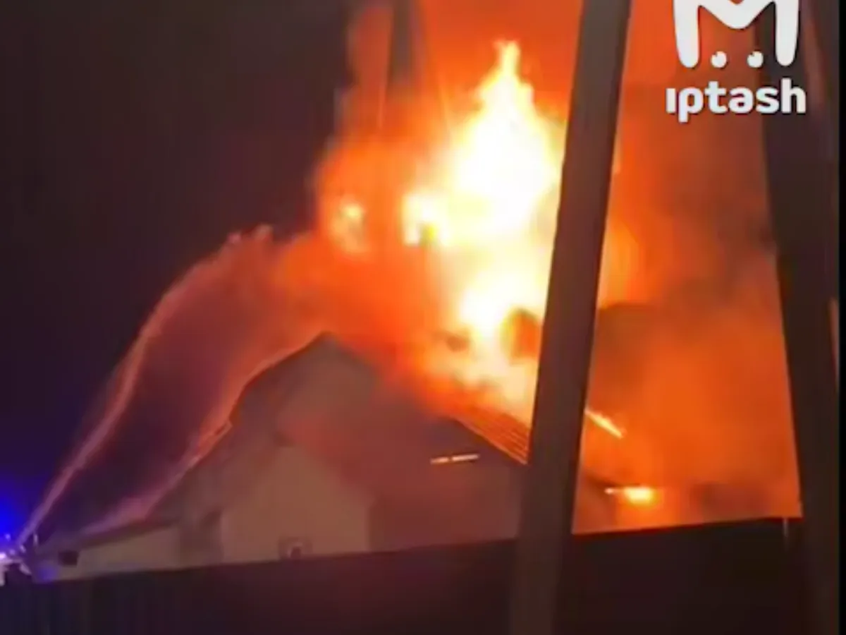 Пожар в недавно отреставрированной мечети Пестрецов: есть пострадавшие