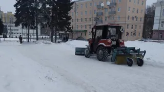 Пытаются наверстать: на уборку снега в Рязани вышло 26 единиц техники