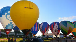 В небо над Рязанским Кремлем поднялись 20 воздушных шаров – фоторепортаж и небольшой анонс