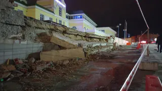 Благоустройство «Полсинаута»: когда отремонтируют упавшую стену