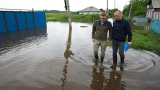 Текслер лично оценил масштабы подтоплений в Челябинской области