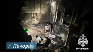 В Коми в пожаре погиб мужчина