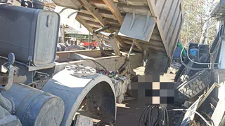 В Челябинской области многотонный самосвал раздавил водителя, который его ремонтировал