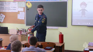 МЧС Владимирской области провели урок безопасности в школе № 34