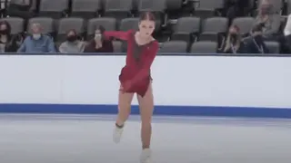 Рязанская фигуристка Александра Трусова победила в короткой программе