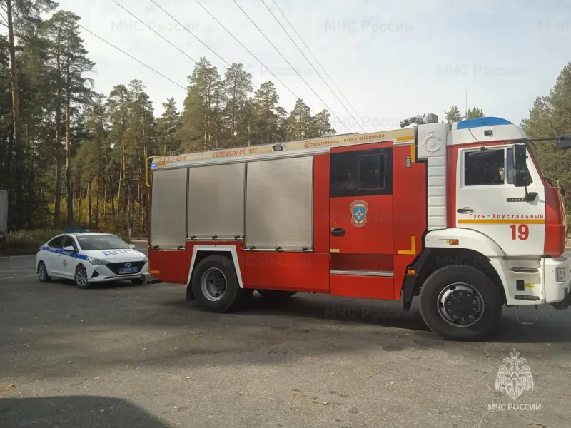 27 сентября в городе Гусь-Хрустальный состоялась акция «Уступи дорогу помощи»