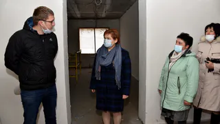 Мэр Рязани Елена Сорокина посетила строительство детского сада №110