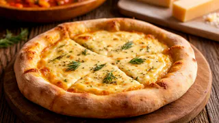 Сырные хачапури на кефире за 15 минут: тонкие, с хрустящей корочкой и тянущейся начинкой