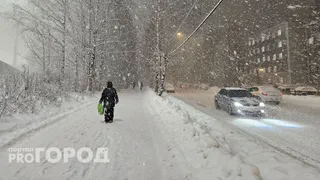 Сильный снег накроет один из районов Коми