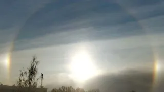 Зимнюю радугу сфотографировали в Брянске