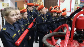Кадеты из Гусь-Хрустального посетили Музей пожарной охраны Владимирской области