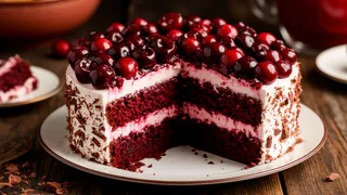 Торт «Чёрный лес» от шефа — его ждут все — из самых простых ингредиентов
