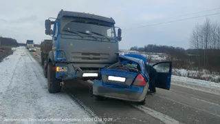 В Рыбновском районе в ДТП с большегрузом пострадал 39-летний ивановец 