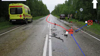 В Коми водитель Renault Megane вытолкнул Kia с шестилетней девочкой в кювет