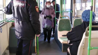 В Рязани прошёл рейд по соблюдению масочного режима в автобусах