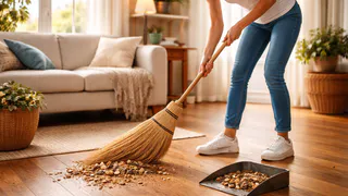 Китайский метод «сухой веник» — и пыль не взлетает в воздух: убираюсь без аллергии всего за 5 минут