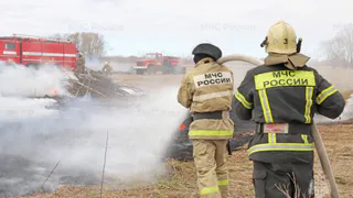 В Рязани на Ряжском шоссе произошел пожар на промышленном предприятии