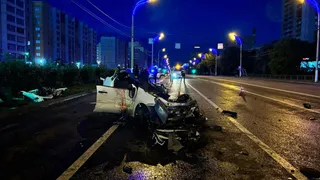 Два человека погибли в ночном ДТП с четырьмя машинами в Магнитогорске