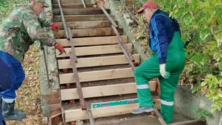 Трубы, лестницы, дороги: продолжается благоустройство областного центра