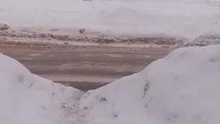 Горожане пожаловались на опасный пешеходный переход в поселке Мирный