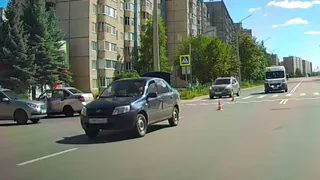 В Новочебоксарске ребенок попал под колеса "Лады Гранты"