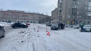 В Магнитогорске в снежную погоду произошло ДТП с участием ребёнка