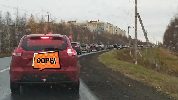 Нижнекамцы жалуются на длинные пробки