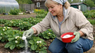 Сыплю этот копеечный порошок под клубнику — урожай собираю тазами: секрет старого агронома