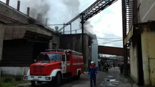На Брянском стальзаводе произошел пожар